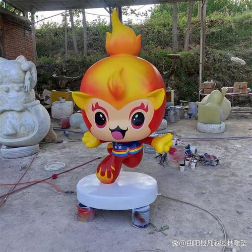 卡通玻璃鋼動物雕塑 公仔擺件